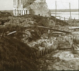 C1914-C1918沿海岸的损毁的建筑物和战es 作者 不明