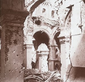 废墟的教堂，阿尔伯特，法国北部，c1914-c1918 作者 不明