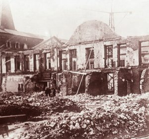 废墟，比利时鲁汶，c1914-c1918 作者 不明