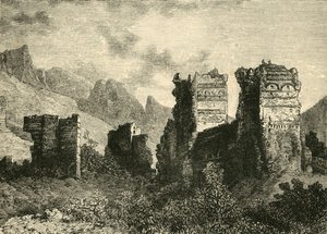 老城墙遗址，安提阿，1890年。 作者 不明