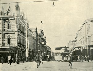 1901年，阿德莱德，Rundle Street。 作者 不明