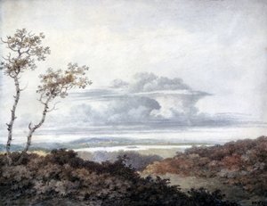 卢克-霍华德的乡村风景和云彩研究，1849年3月 作者 不明