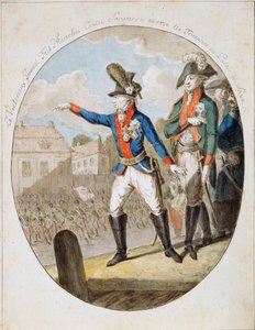 俄罗斯陆军元帅亚历山大·苏沃洛夫（Alexander Suvorov）检查部队，c1794 作者 不明