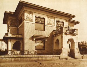 1902年，俄罗斯莫斯科，马来亚Nikitskaya街，Ryabushinsky楼 作者 不明