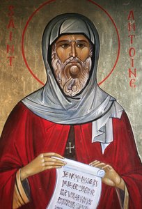Saint Anthony. Saint-Antoine-le-Grand orthodox church Saint-Laurent-en-Royans France 作者 不明