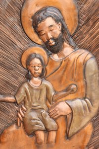 Saint Joseph & Jesus statue Brazzaville Congo 作者 不明