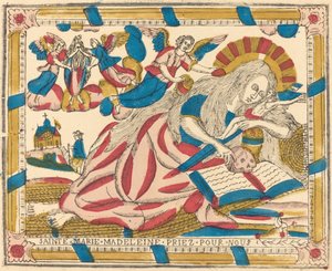 圣玛丽-抹大拉为我们祈祷，约1820年。 作者 不明