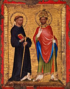 圣徒Procopius和Adalbert，ca。 1340-50。 作者 不明