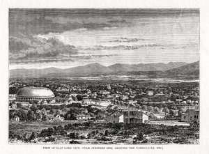 1877年，美国犹他州盐湖城 作者 不明