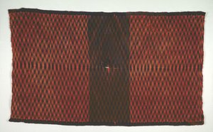Saltillo样式毯子Sarape，c。 1870年。 作者 不明
