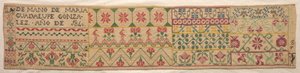 采样器，1840年。 作者 不明