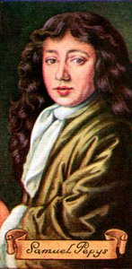塞缪尔·佩皮斯（Samuel Pepys），摘自一系列香烟卡，1935年 作者 不明