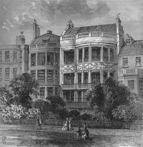 塞缪尔·罗杰斯（Samuel Rogers）的房子，绿色公园前，威斯敏斯特，伦敦，c1854 1878年 作者 不明