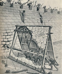撒克逊人在城墙附近殴打，c1934 作者 不明