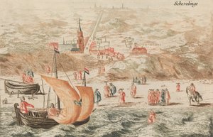 "Schevelinge", in：Tooneel Der Voornaamste Nederlands Huizen, En Lust Hoven, Naar T Leven A..., n.d。 作者 不明