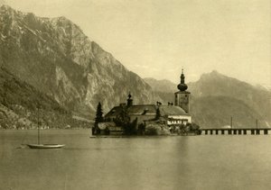 Castle Ort，特劳恩湖，上奥地利州，c1935。 作者 不明