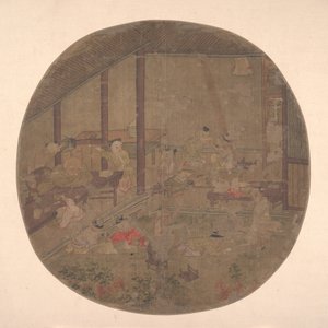 学校场景。 作者 不明