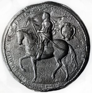 17世纪，骑马时与奥利弗·克伦威尔（Oliver Cromwell）一起被保护的封印 作者 不明