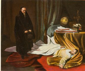 塞尼（Seni）和瓦伦斯坦（Wallenstein）尸体，1634年2月26日。 作者 不明
