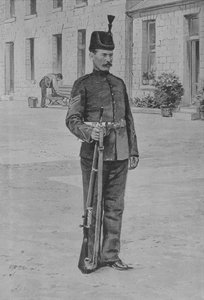 国王皇家步枪军团士官，c1880 作者 不明