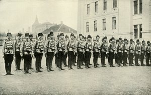 塞尔维亚骑兵巡游，1919年。 作者 不明