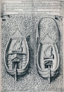 十七世纪消防船，c1660 作者 不明