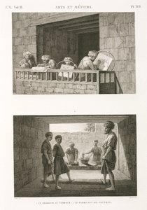 缝纫刺绣和毛毡制作，埃及，约 1798 年 作者 不明