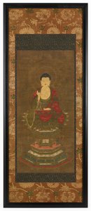 释迦牟尼说教，室町时代，16世纪。 作者 不明