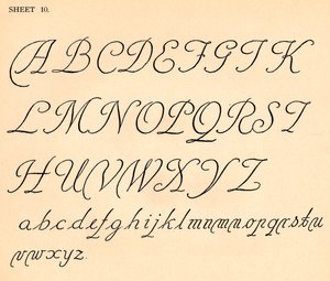 工作表10，来自字母组合，1929年 作者 不明