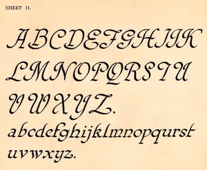 第11页，来自字母表组合，1929年 作者 不明
