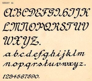 第12页，来自字母表组合，1929年 作者 不明