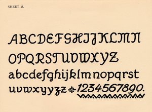 第8页，来自字母表组合，1929年 作者 不明