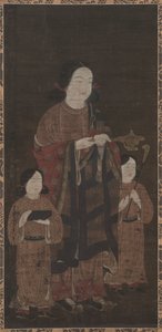 Shotoku Taishi和他的儿子们，1300年代。 作者 不明