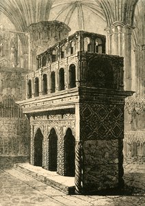 890悔者爱德华神殿，威斯敏斯特大教堂，1890年。 作者 不明