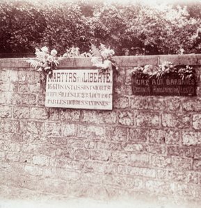纪念被德军（Dinant），比利时，c1914-c1918枪杀的平民 作者 不明