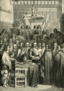 1890年10月24日签署《威斯特伐利亚条约》。 作者 不明
