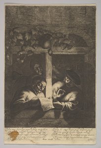 窗户上的歌手，1610-185。 作者 不明