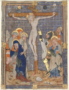 遗弃的单个缩影：十字架，c。 1385-1390。 作者 不明