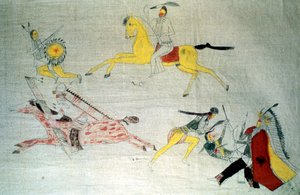 苏战士在战斗中，c1890 作者 不明