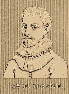 弗朗西斯·德雷克爵士（Francis Drake），c1540-1596，1830年。 作者 不明