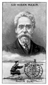 1919年马克西姆·冈（Maxim Gun）的发明者希拉姆·史蒂文斯·马克西姆爵士 作者 不明