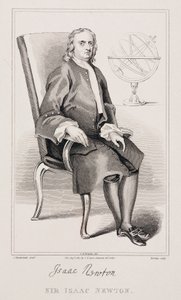 Sir Isaac Newton, English mathematician and physicist, c 1725 作者 不明