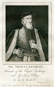 托马斯·格雷沙姆爵士（Thomas Gresham），英国商人和金融家，16世纪，1793年 作者 不明