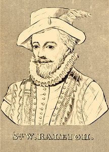 罗利爵士（Wir Raleigh），c1552-1618，1830年。 作者 不明