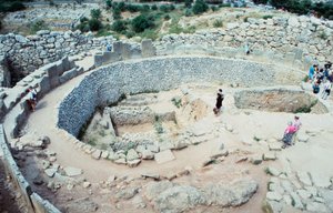 希腊迈锡尼防御工事遗址，约公元前1600-1100年 作者 不明