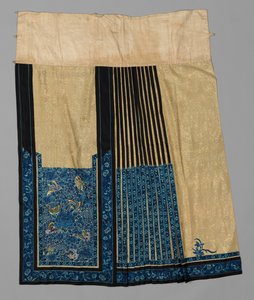 裙子第二部分，1870年代末-1880年代初。 作者 不明