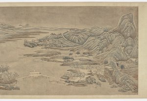 山河清雪》，王维之后，16-17世纪。 作者 不明