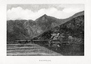 威尔士斯诺登，1896年 作者 不明