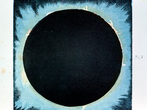 日冕和日冕1860 1870。 作者 不明