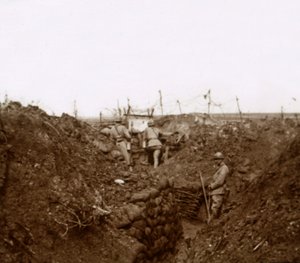 战in中的士兵，法国北部马西格斯，c1914-c1918 作者 不明